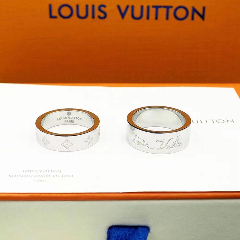 18K Louis Vuitton You & Me Set of 2 Rings