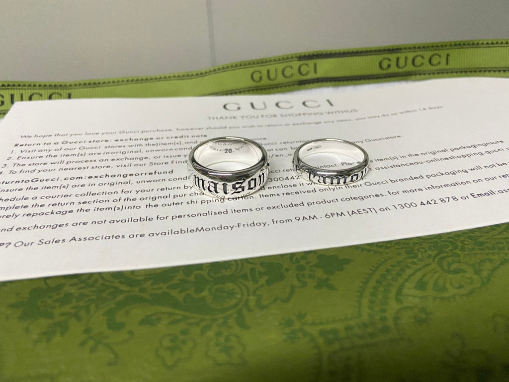 Double Gucci Maison de l'Amour Ring